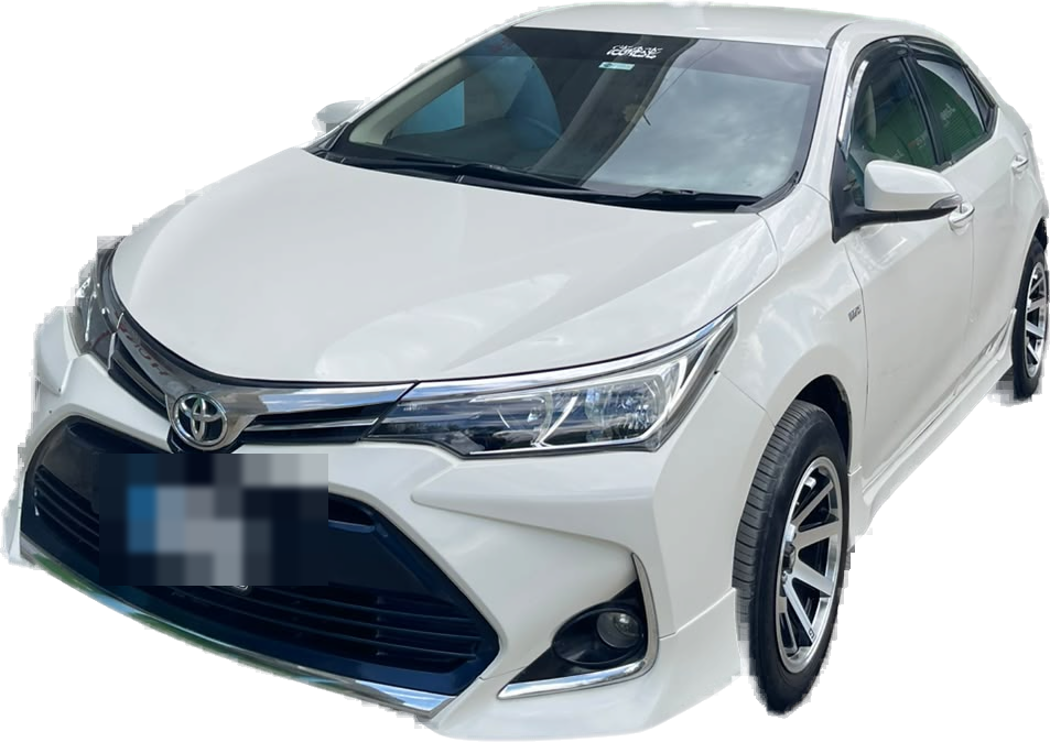 Toyota Corolla GLI — private vehicle with driver
